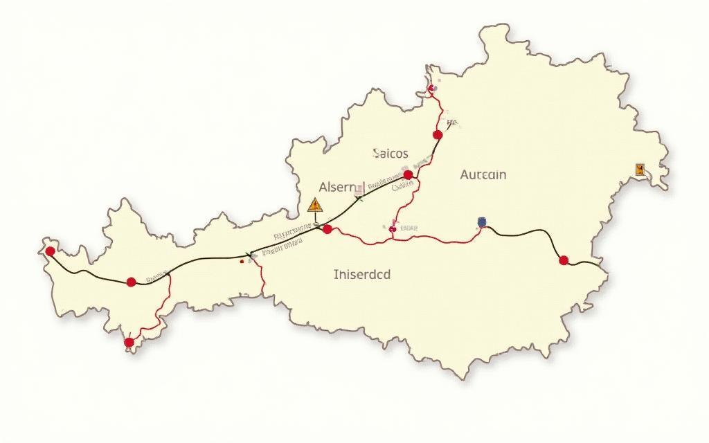 Statische Mautkarte Österreich
